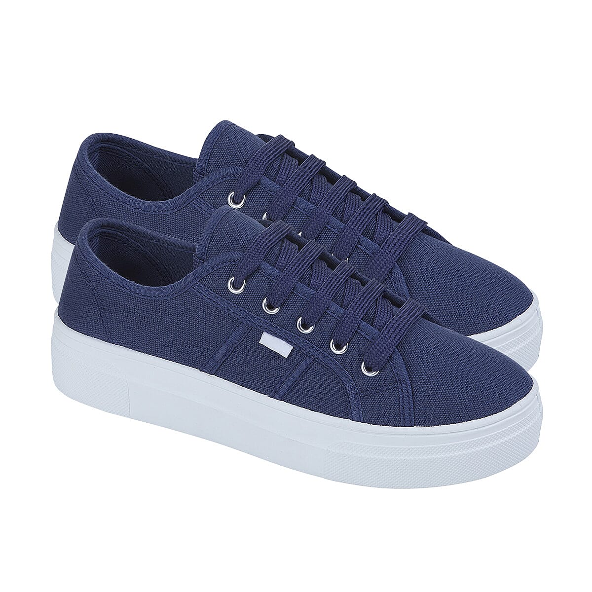 Urban Jacks Montclair Canvas Pump - Navy