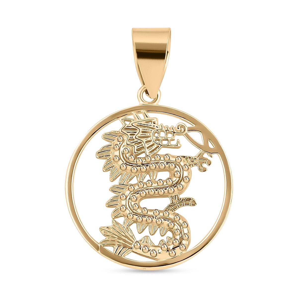 LIQUIDATION DEAL - JCK Vegas Close Out-  9K Yellow Gold Dragon Pendant