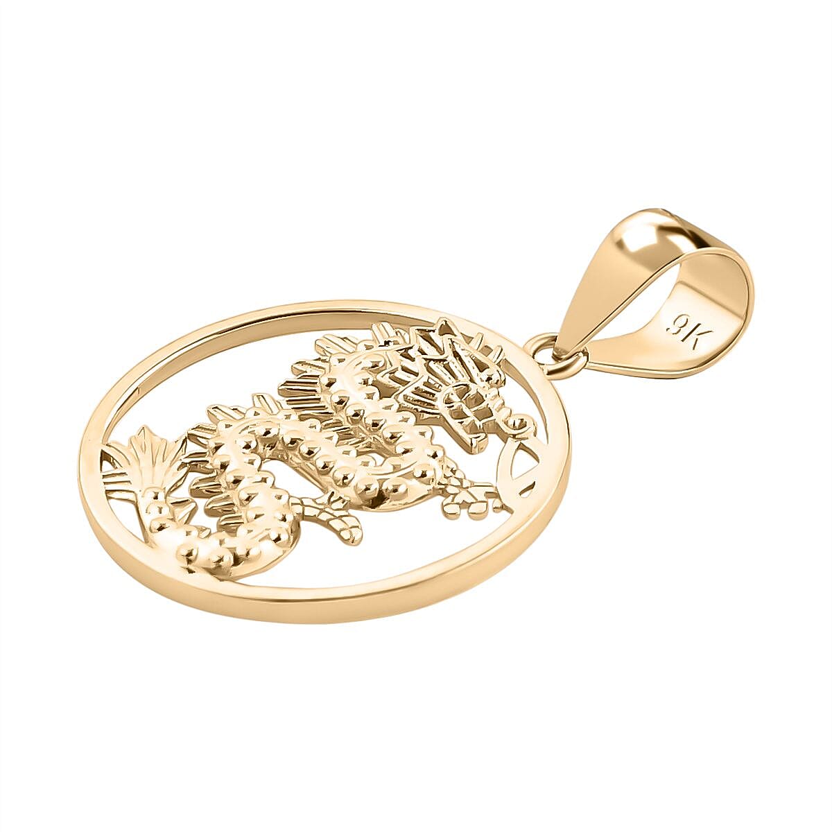 LIQUIDATION DEAL - JCK Vegas Close Out-  9K Yellow Gold Dragon Pendant