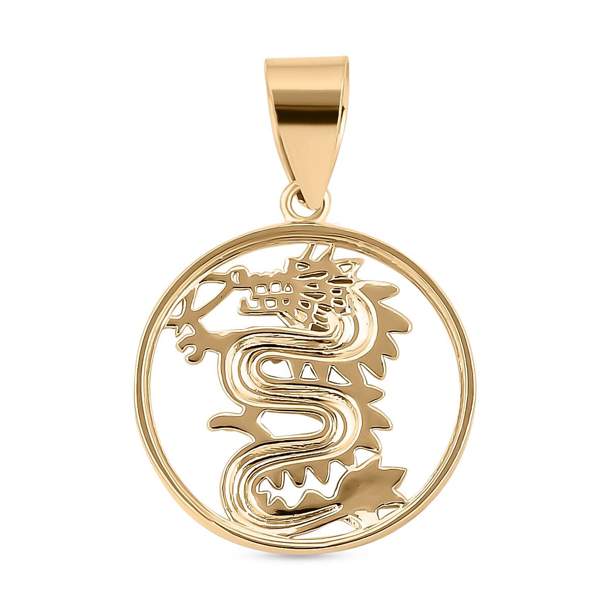 LIQUIDATION DEAL - JCK Vegas Close Out-  9K Yellow Gold Dragon Pendant