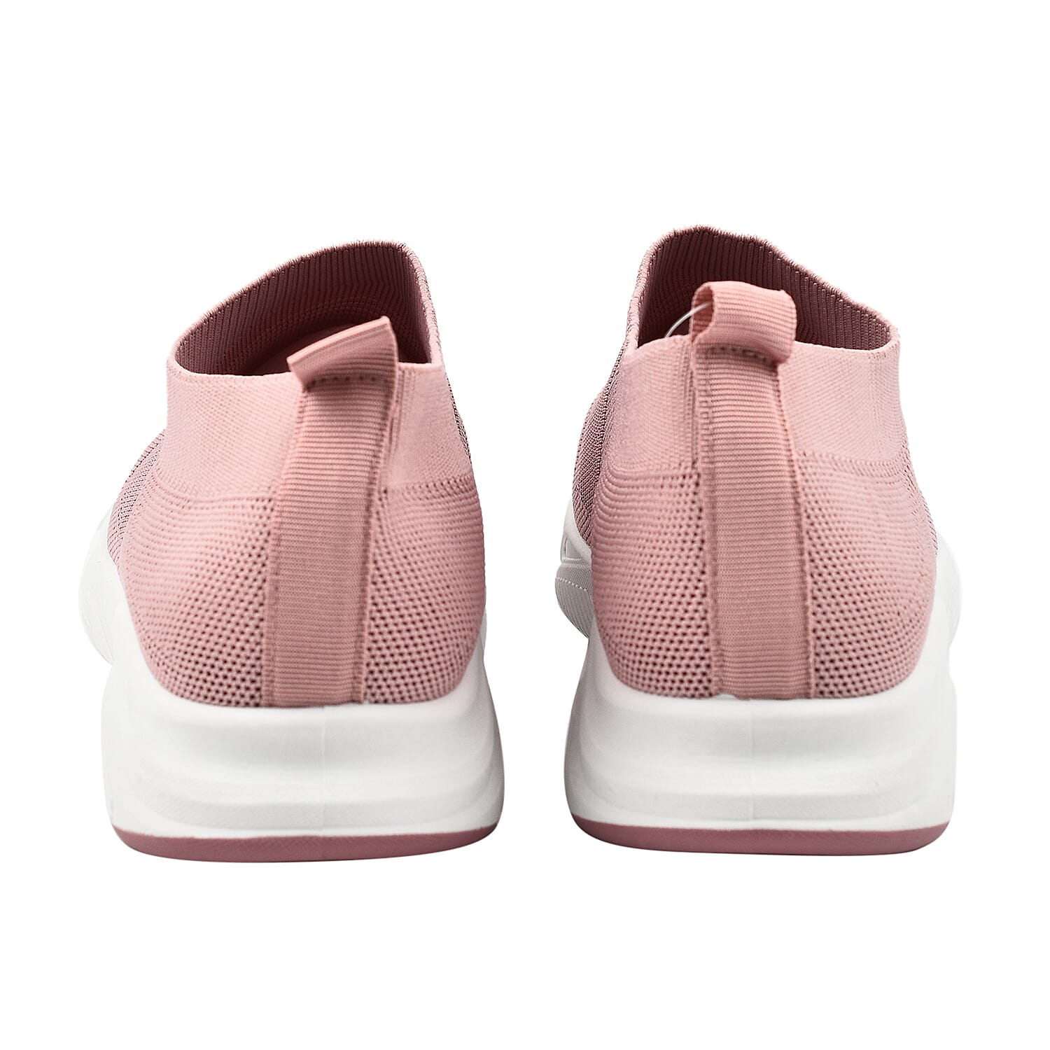  TEQUILA Womens Stretch Slip On Casual Trainer - Blush