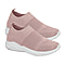  TEQUILA Womens Stretch Slip On Casual Trainer - Blush