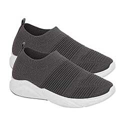  TEQUILA Womens Stretch Slip On Casual Trainer - Blush