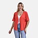 Tamsy Classic V-Neck Mid-Sleeve Bolero Cardigan (Size 8-18) - Black