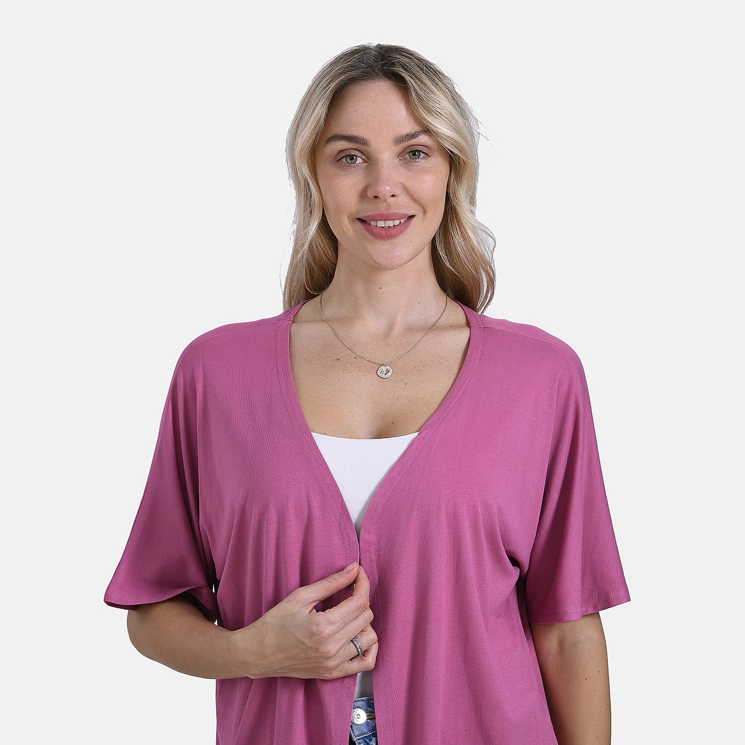 Tamsy Purple Bolero - One Size ( 8-18 ) Tamsy Purple Bolero - One Size ( 8-18 )