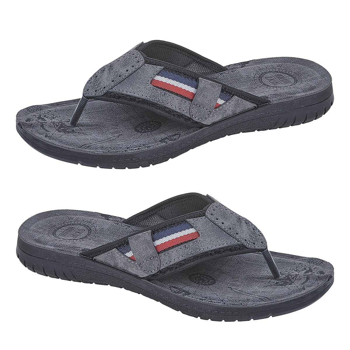 SUNNINGDALE Slip on Toe Post Flip Flop - Brown