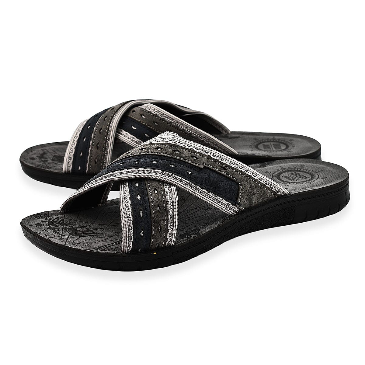 FAVERSHAM Mule Sliders - Black
