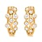 Luxuriant Diamond - Lab Grown Diamond Bubble Dangle Earrings in Vermeil Yellow Gold Plated Sterling Silver 0.93 Ct.