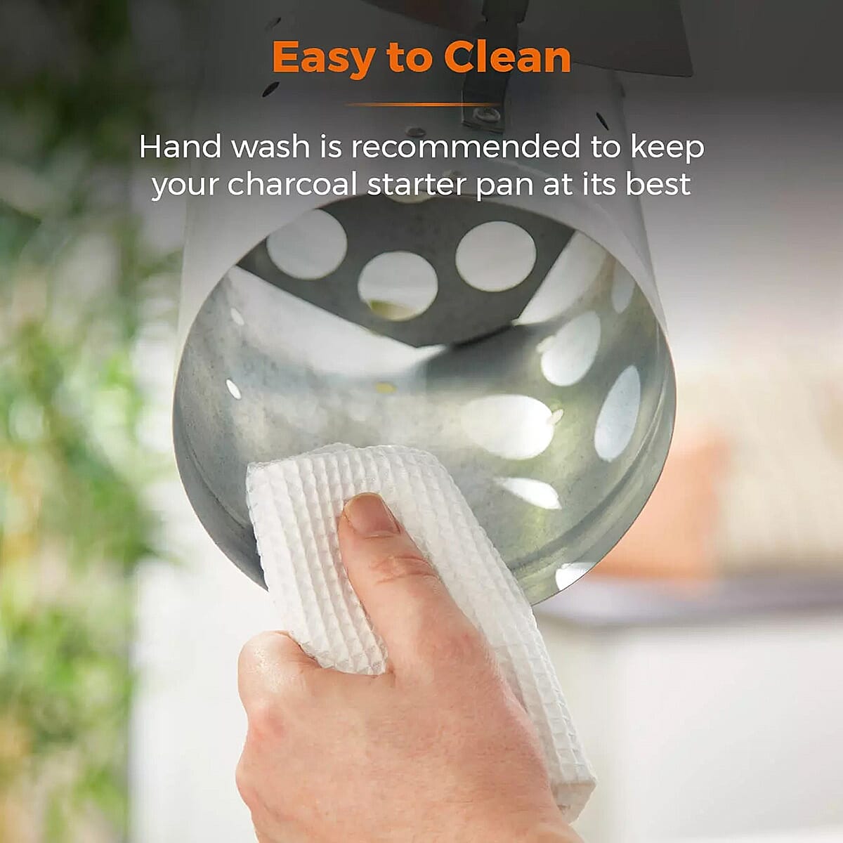 BBQ Charcoal Starter Pan (Stainless Steel Tower)