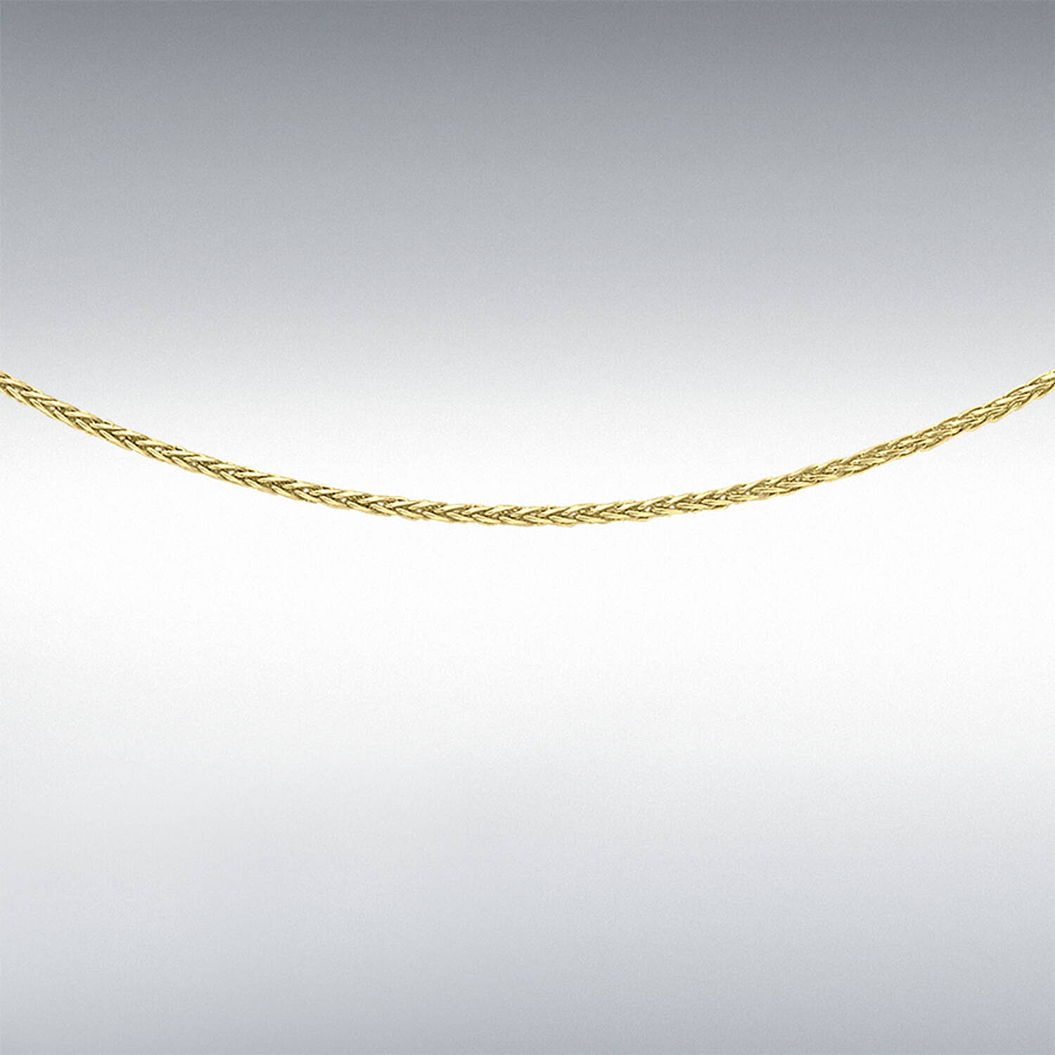 One Time Closeout -- 9K Yellow Gold SPIGA Necklace (Size - 18)