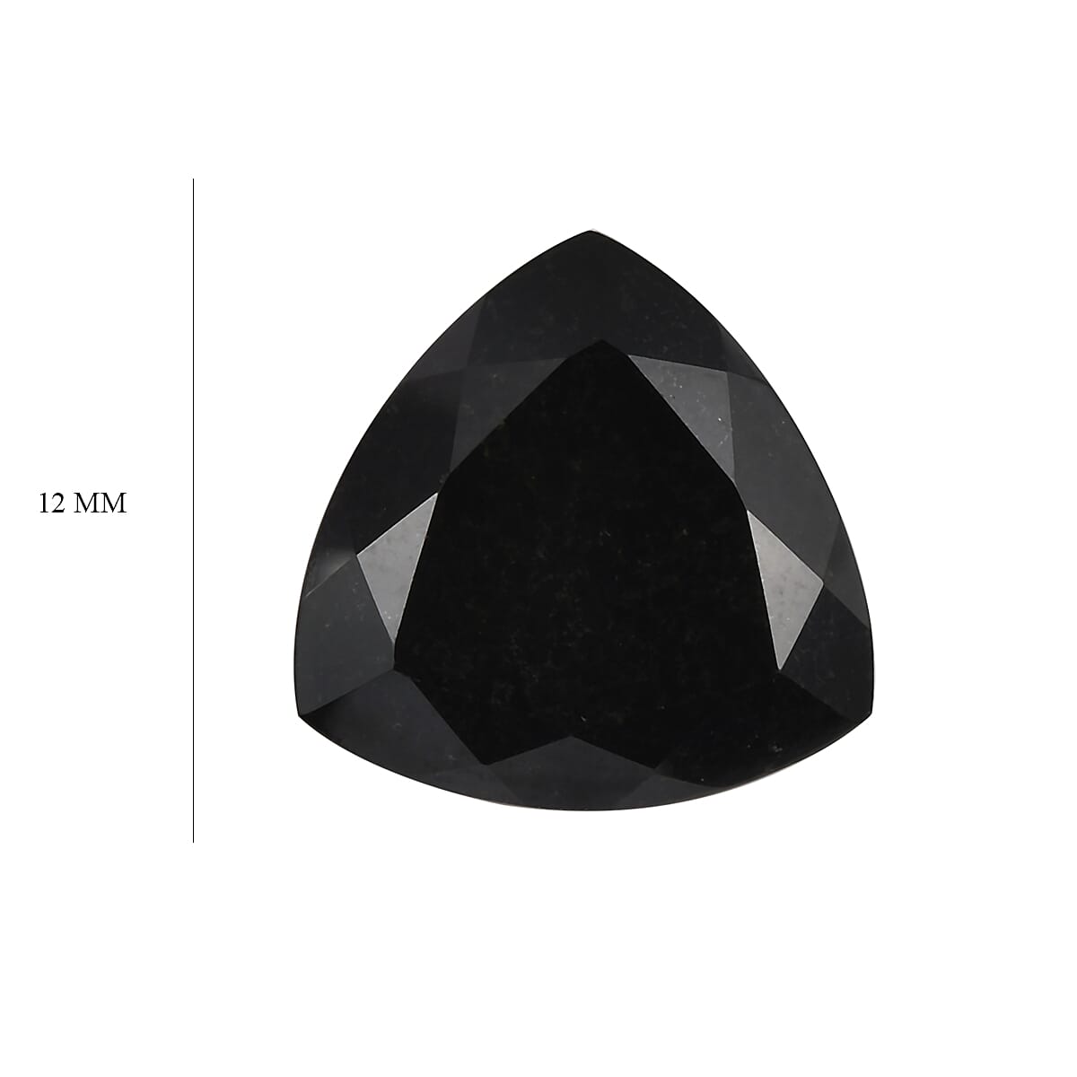Black Tourmaline Trillion 12 mm