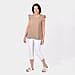 Maison Frill Sleeve Vest - Black