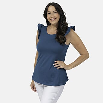 https://tjcuk.sirv.com/Products/77/7/7773031/Maison-Frill-Sleeve-Cotton-Vest-Teal-Size-S-8-10_7773031.jpg?w=342&h=342