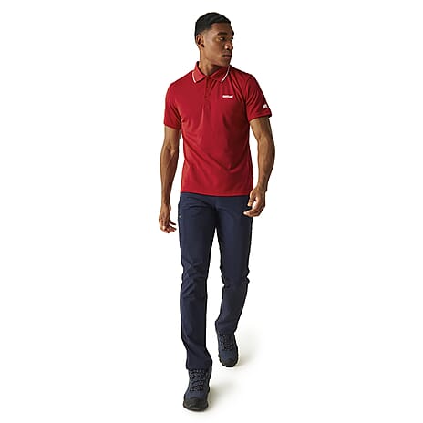REGATTA Maverik-V Active Polo T Shirt (Size M) - Red
