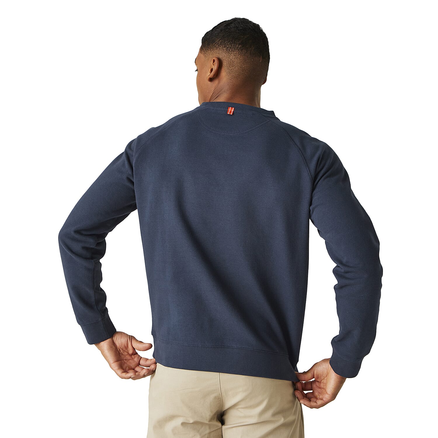 REGATTA Mens Nithsdale Crewneck Sweatshirt (Size L) - Navy