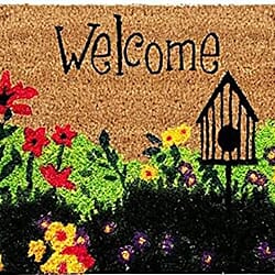 Coir Rug and Door Mat - Red