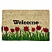 Coir Rug and Door Mat - Red
