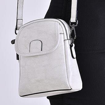 https://tjcuk.sirv.com/Products/77/7/7774484/Leather-Solid-Crossbody-Bag-Size-14x8x19-cm-White-Black_7774484_2.jpg?w=342&h=342