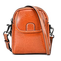Genuine Leather Mini Crossbody Bag