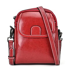 Genuine Leather Mini Crossbody Bag