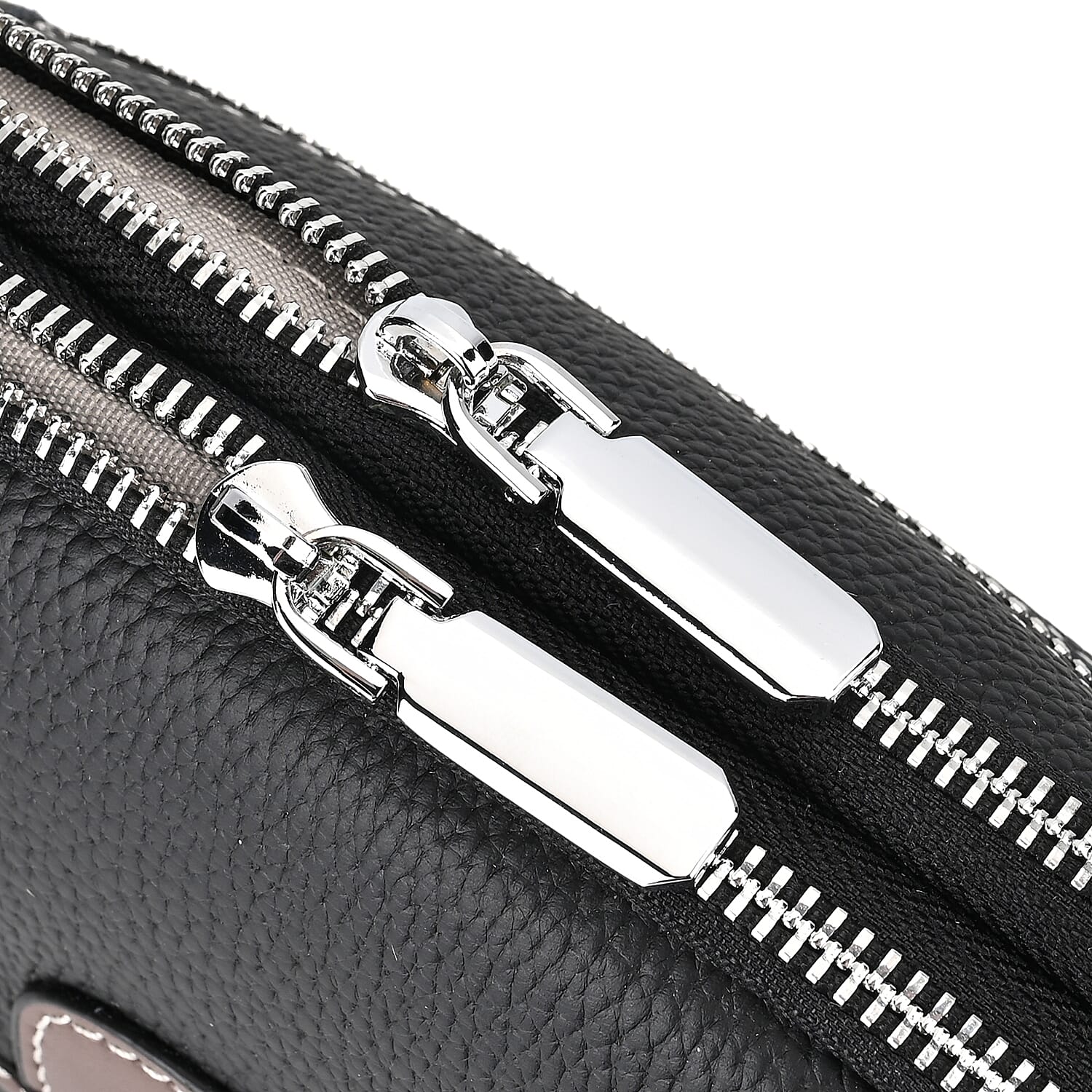 Classic Genuine Leather Solid Crossbody Bag Adjustable with Strap