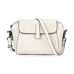 Designer Inspired Leather Patterned Crossbody Bag