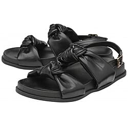 Dunlop Billie Open Toe Sandal - Black