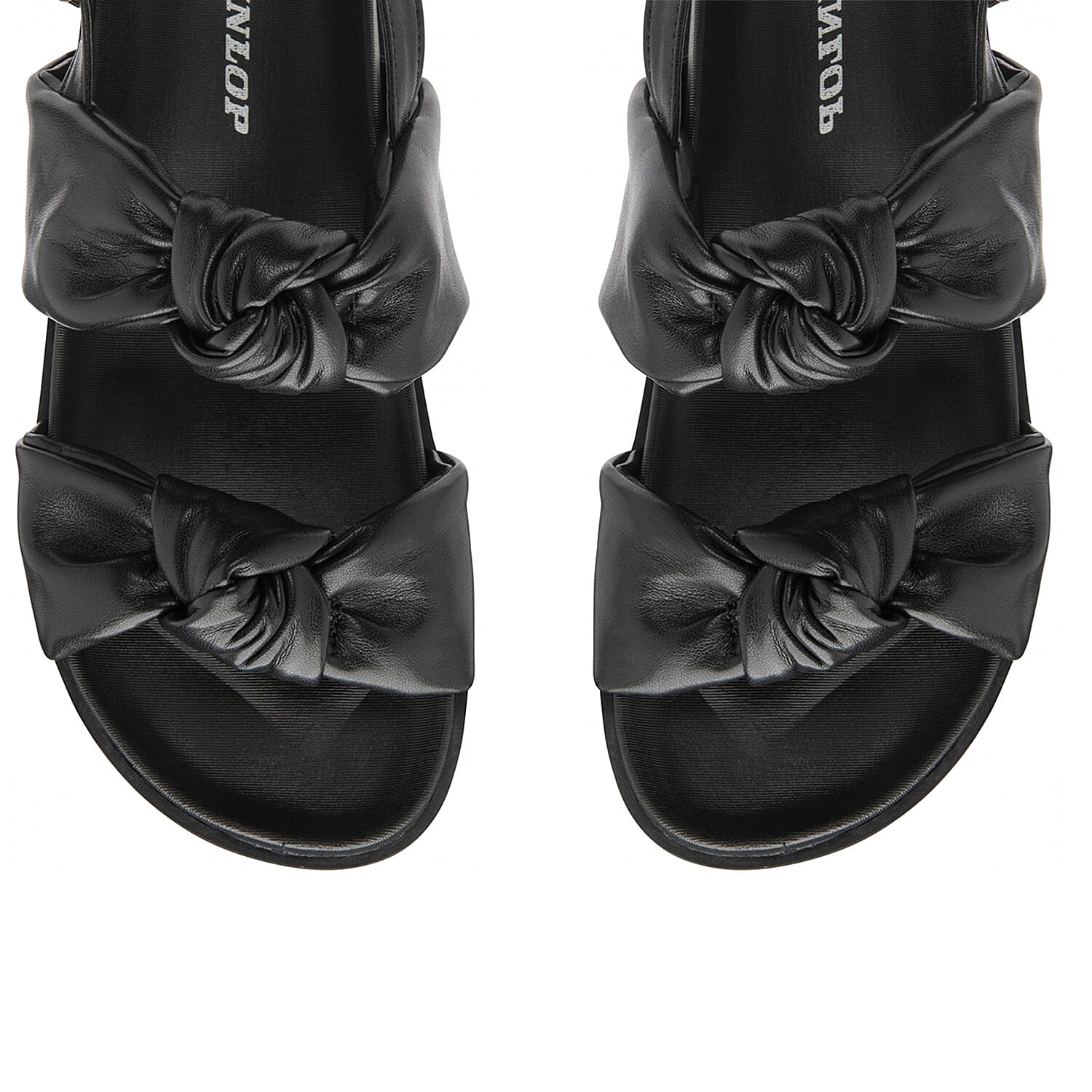 Dunlop Billie Open Toe Sandal (Size 3) - Black