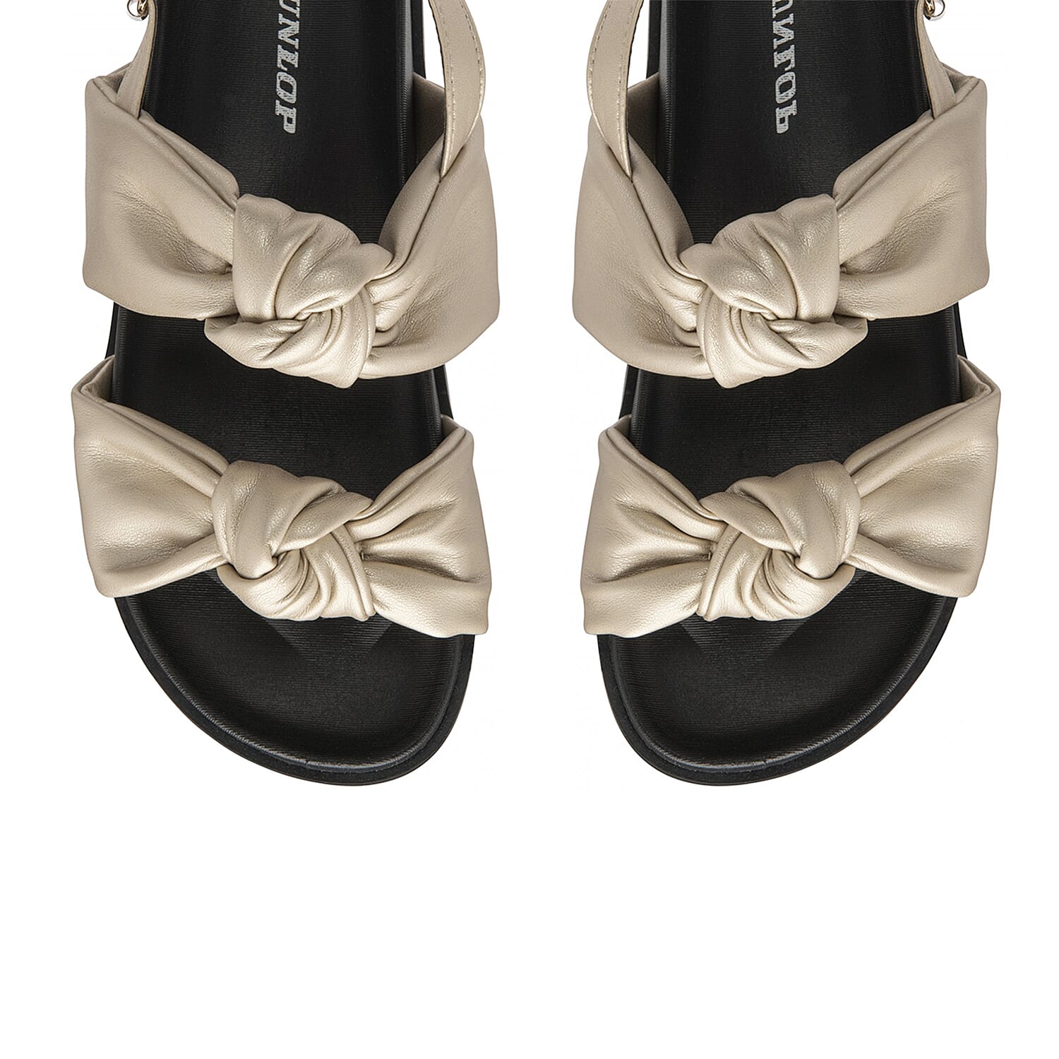 Dunlop Billie Open Toe Sandal - Black