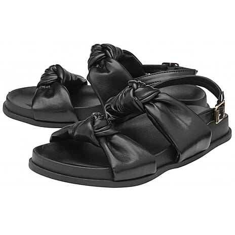 Dunlop Billie Open Toe Sandal (Size 4) - Black