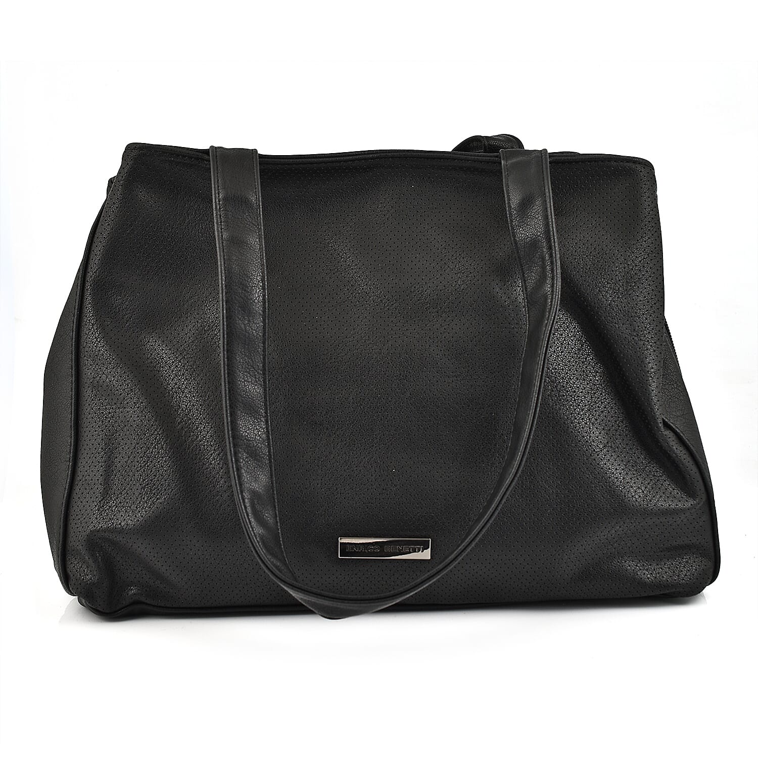 PU Shopper Bag (Size 1x1x1 cm) - Black