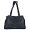 Leatherette Shopper Bag with Handle Drop (Size 36x27x13 cm) - Misty Rose