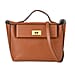 Genuine Leather Crossbody Bag with Handle Drop