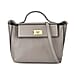 Genuine Leather Crossbody Bag with Handle Drop