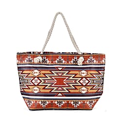 Tote Bag with Tribal Pattern