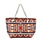 Polyester Tribal Tote Bag (Size 38x21x37 cm) - White