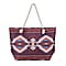 Polyester Tribal Tote Bag (Size 38x21x37 cm) - White