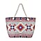 Polyester Tribal Tote Bag (Size 38x21x37 cm) - Red