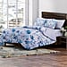 4-Piece Microfiber Printed Reversible Duvet Cover Set