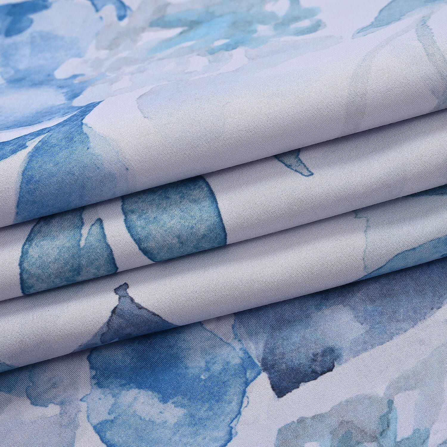 4 Piece Microfiber Leaf Pattern Reversible Duvet Cover Set