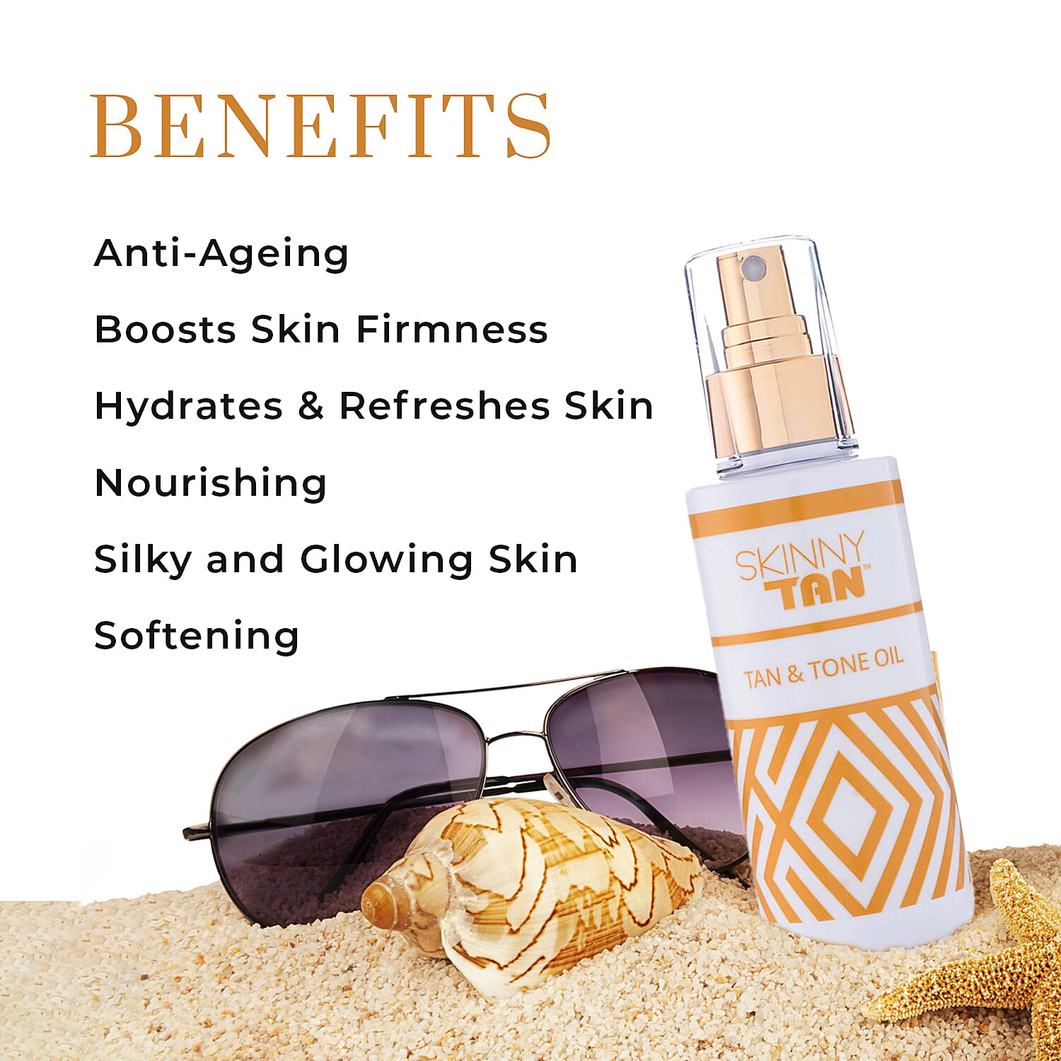 New Launch Skinny Tan - Tan - Tone Oil 145ml