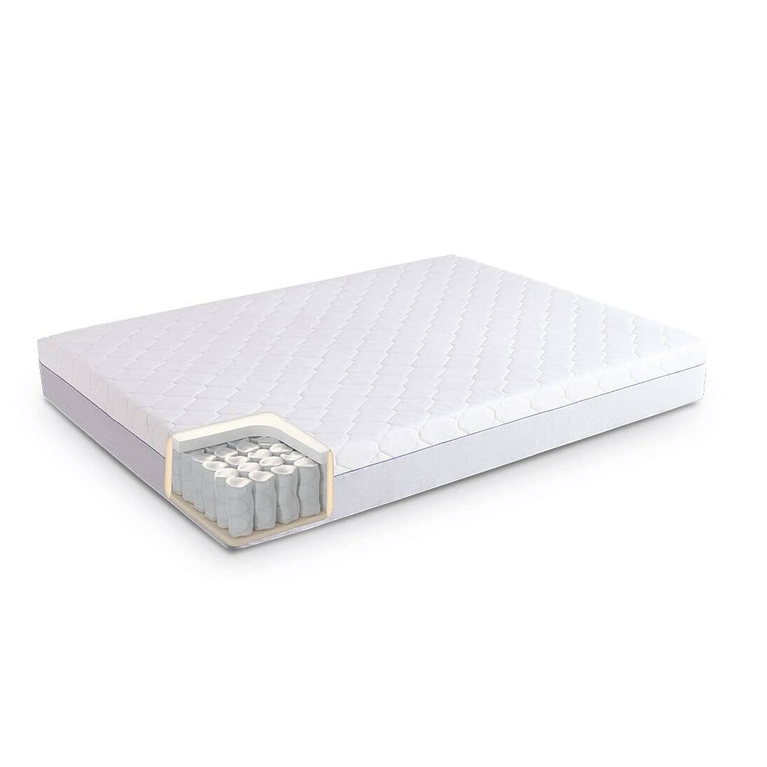 Comfort Deep Sleep Luxury Hybrid Mattress (Single, 190x90 cm) - White