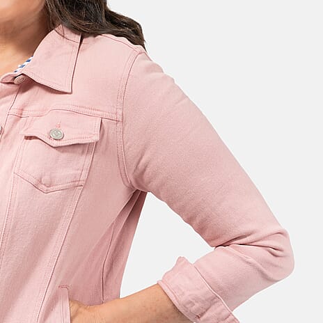 Mudflower Cotton Jacket (Size 1x1 cm) - Pink