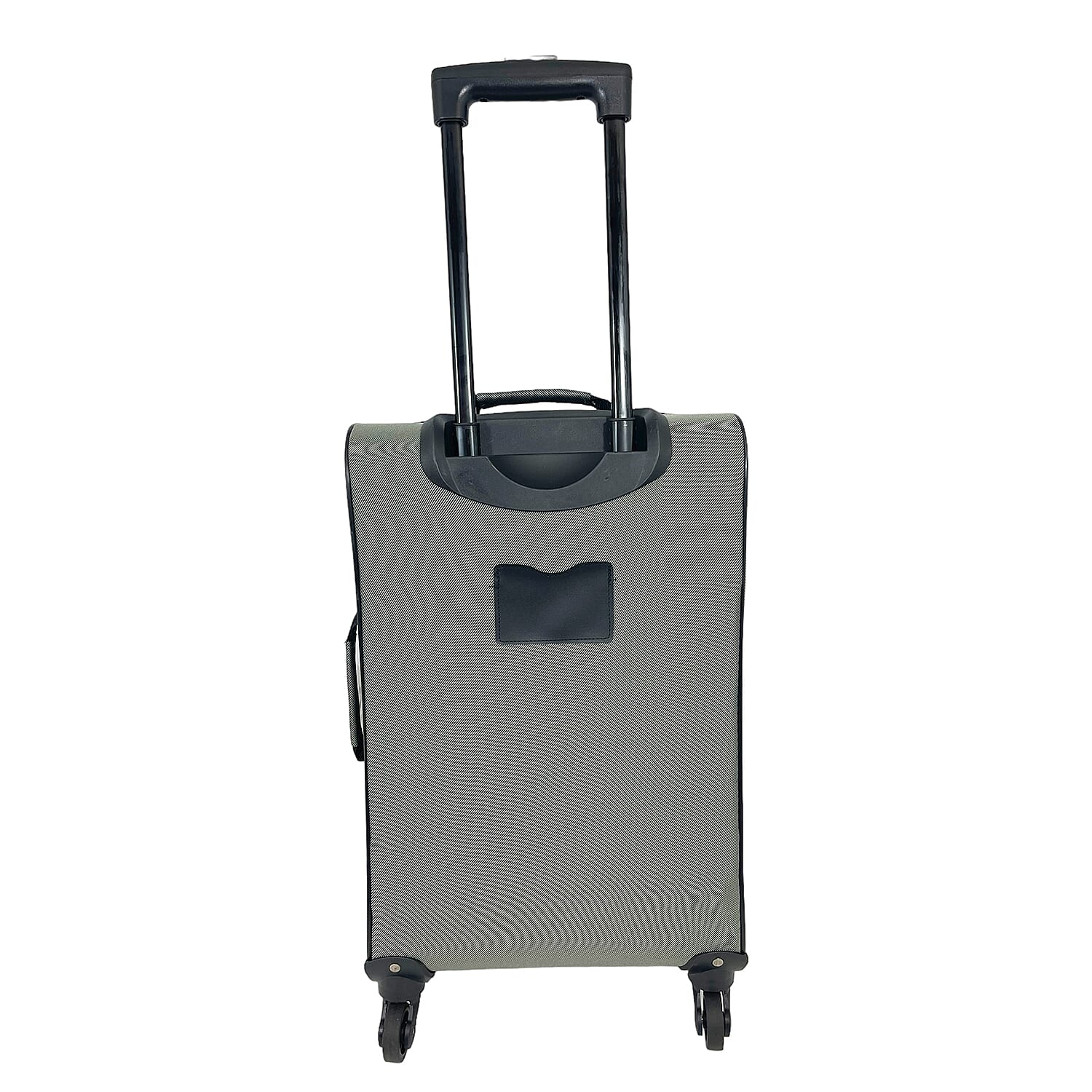 Set of 3 Soft Shell Luggage Suitcase with 360 Degree Spinner Wheels (31, 26 - 22 Inch) - Grey