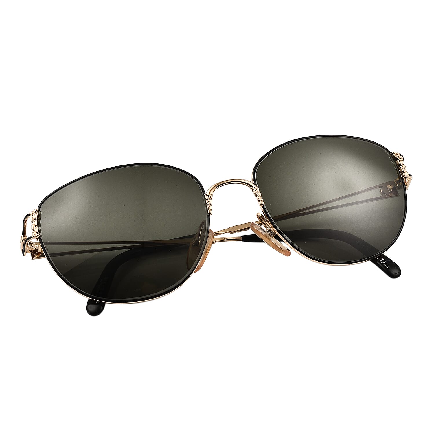 DIOR Ladies Cat Eye Sunglasses - Green
