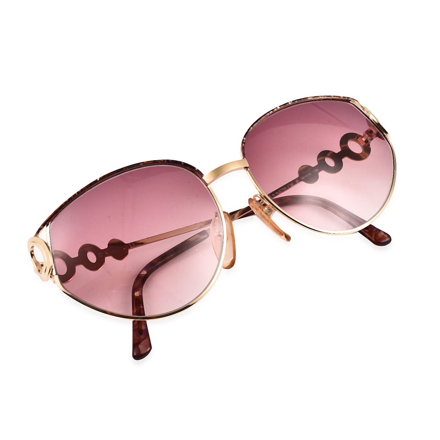 DIOR Ladies Cat Eye Metal Sunglasses - Gold