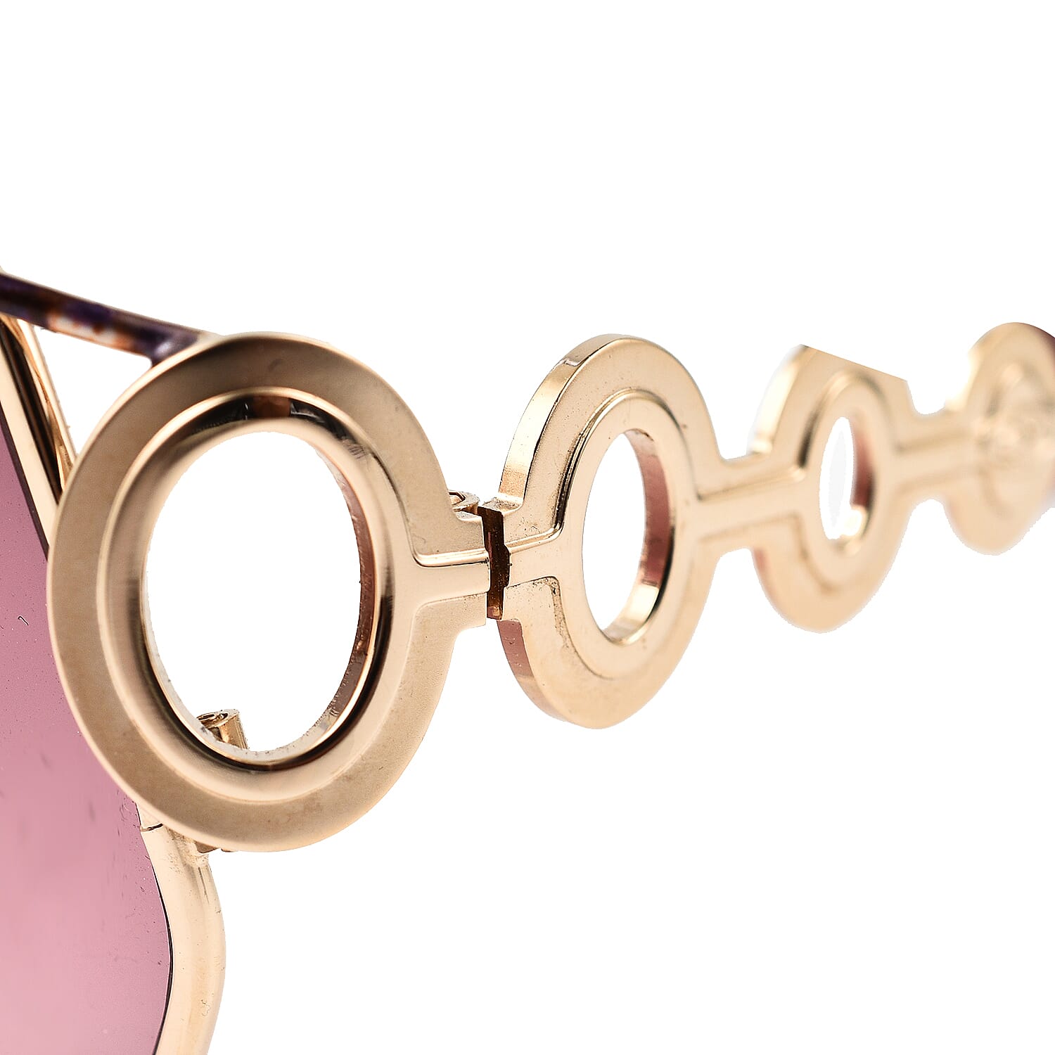 DIOR Ladies Cat Eye Metal Sunglasses - Gold DIOR Ladies Cat Eye Metal Sunglasses - Gold