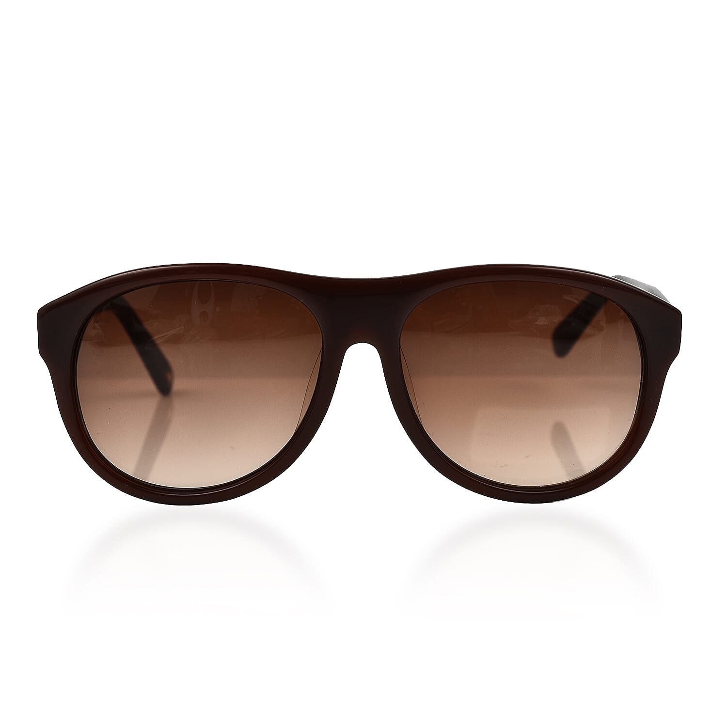 William Rast Unisex Rectangular Sunglasses - Brown