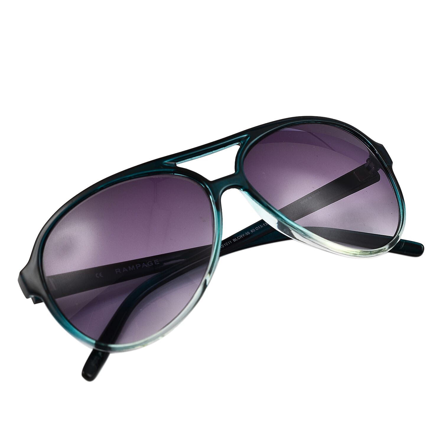 Rampage Plastic Aviator with Lenses -  Blue