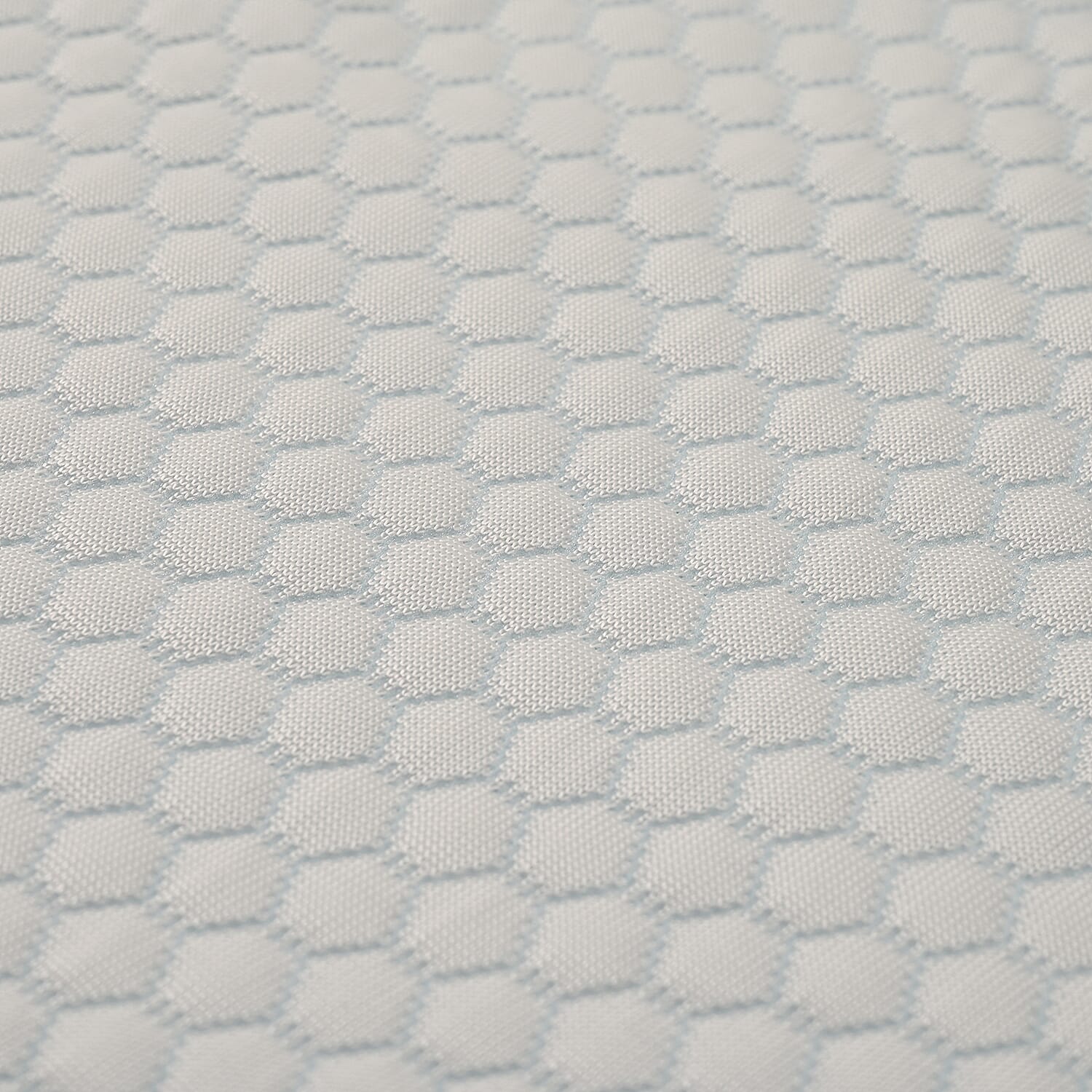 Nylon Patterned Mattress Pad (Size 90x30 cm) - Blue & White & Blue & White